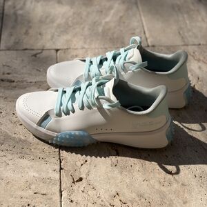 G/FORE G 112 White and Light Blue Golf Shoes